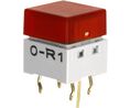 Eingabetaster beleuchtet 50 mA 3 ... 24 VDC Tastend 1 Schliesser 1.57N Durchsteckmontage B3W